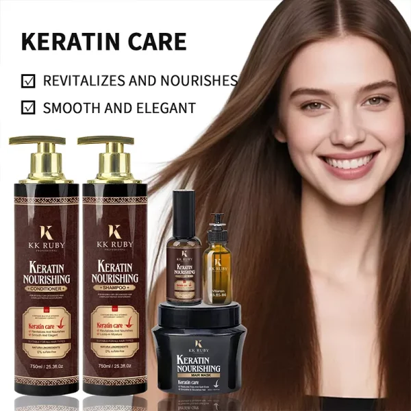 Syringe Keratin Hair Shampoo Set