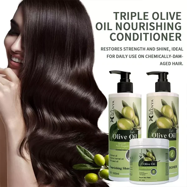 Olive Oil Nourishing Shampoo Set